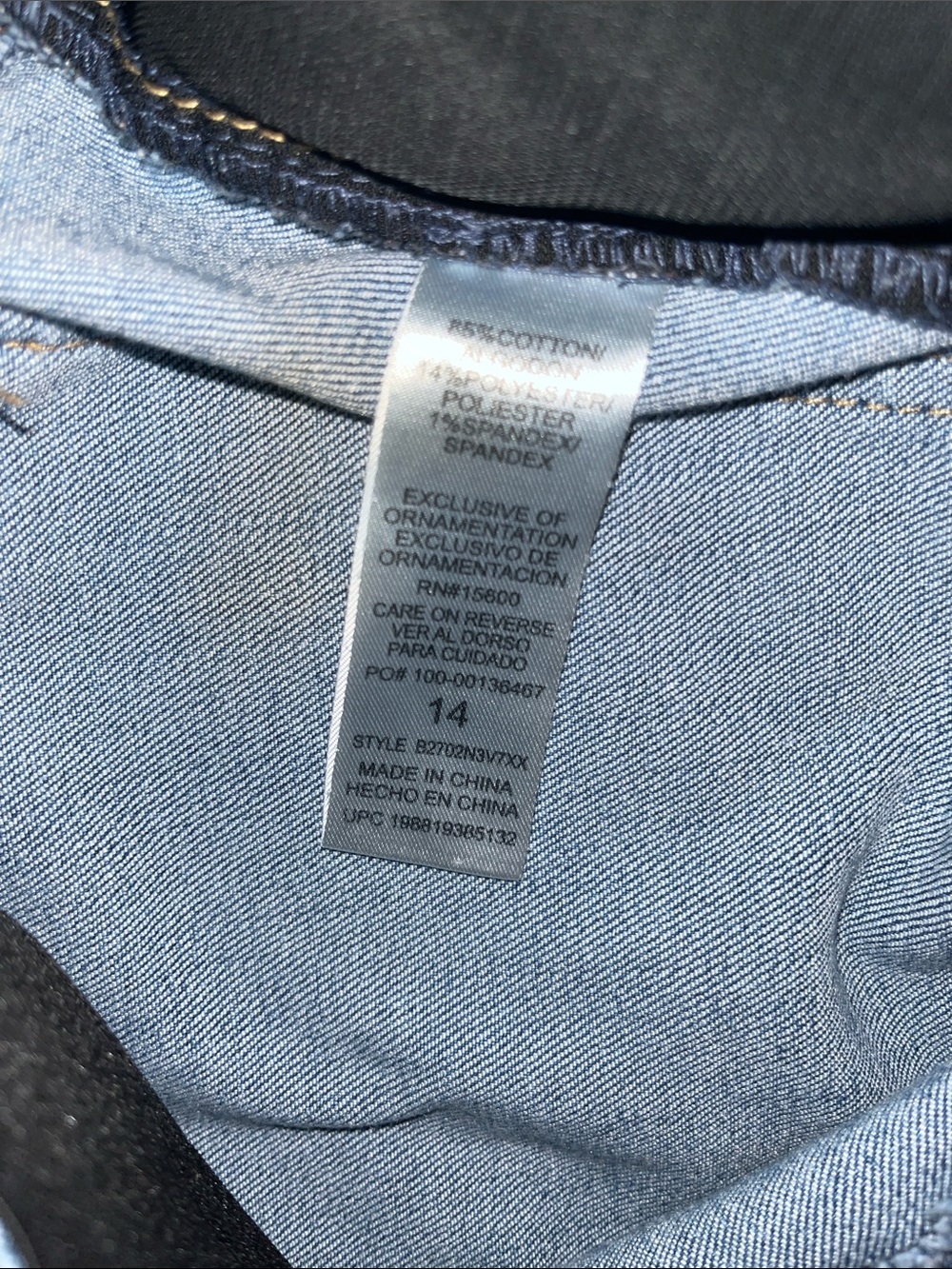 Democracy Ab Technology Blue Jeans Size 14 - Picture 5 of 8